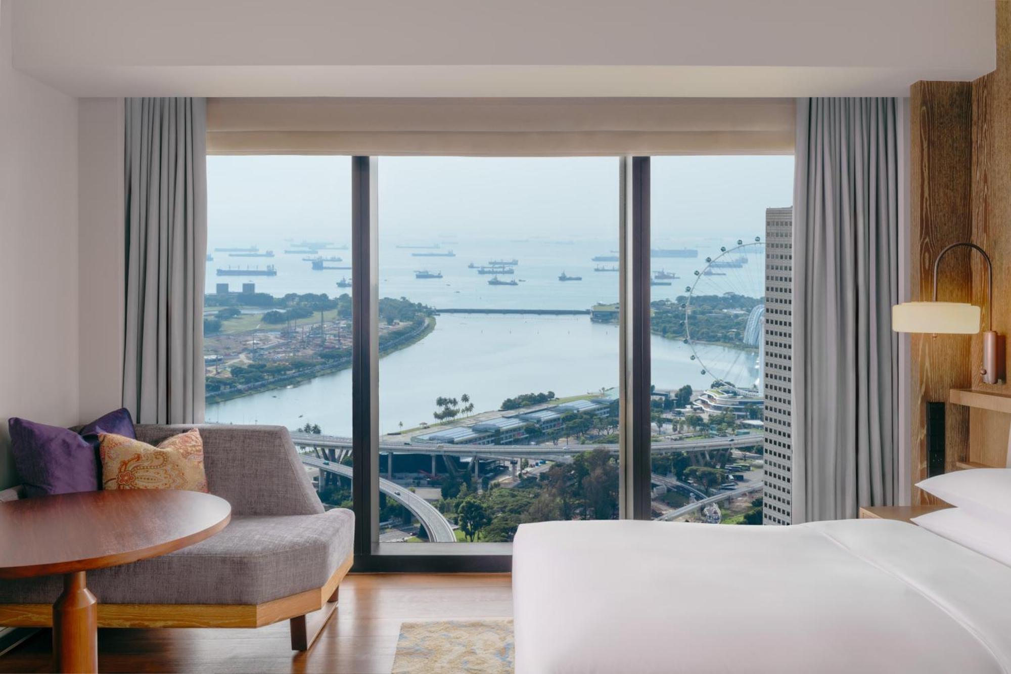 Andaz Singapore, By Hyatt Dış mekan fotoğraf Deluxe Room with Marina Bay view