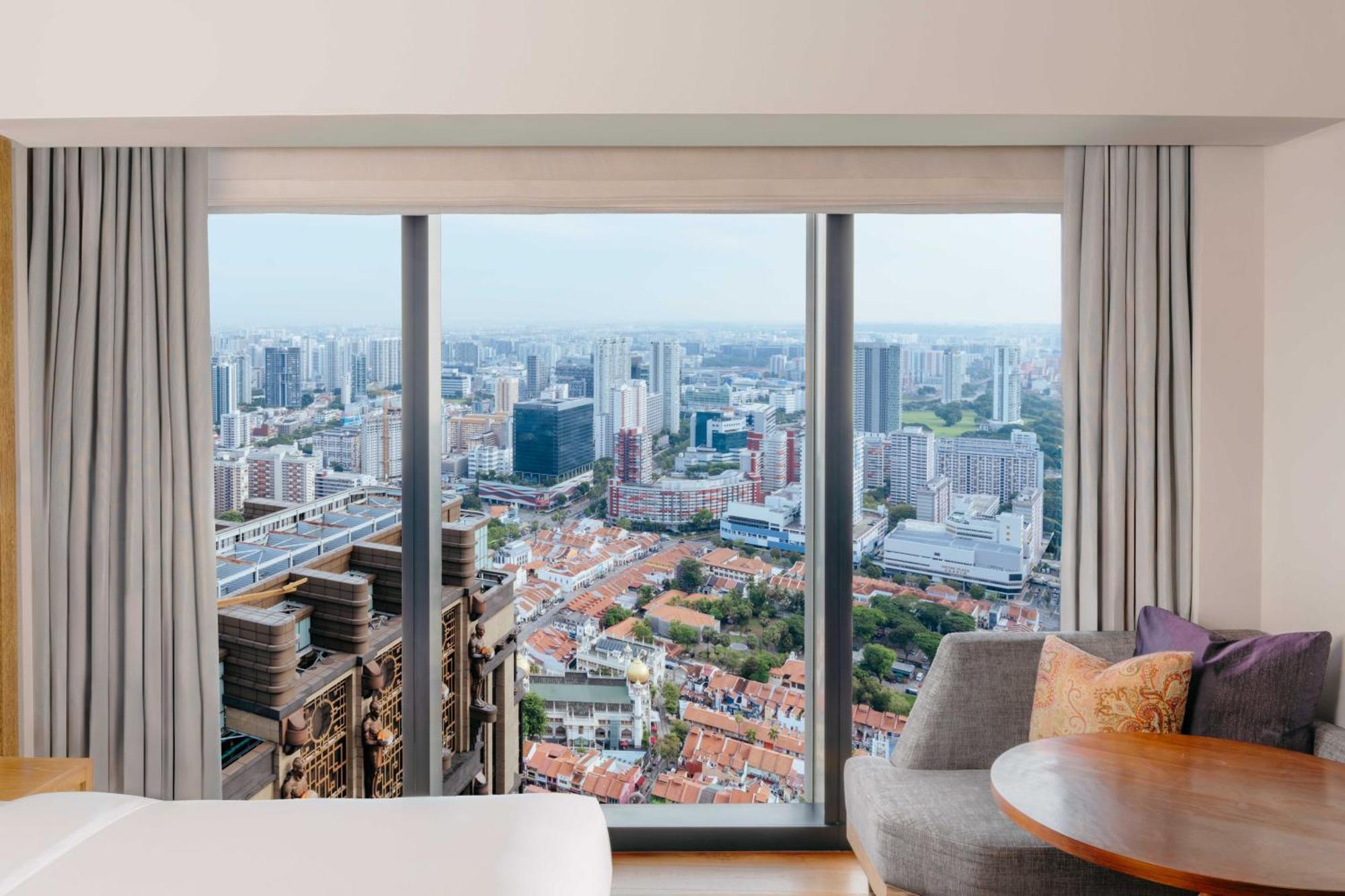 Andaz Singapore, By Hyatt Dış mekan fotoğraf View from the living room